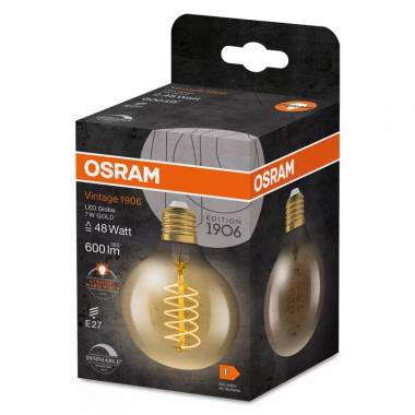 Lemputė Osram LED, A60, šiltai balta, E27, 7 W, 600 lm