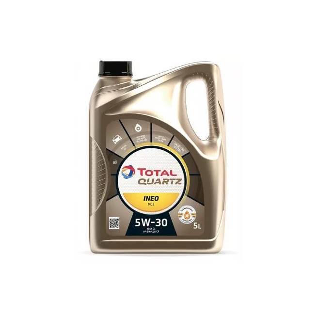 Variklių alyva Total Quartz Ineo 5W - 30, sintetinis, lengviesiems automobiliams, 5 l