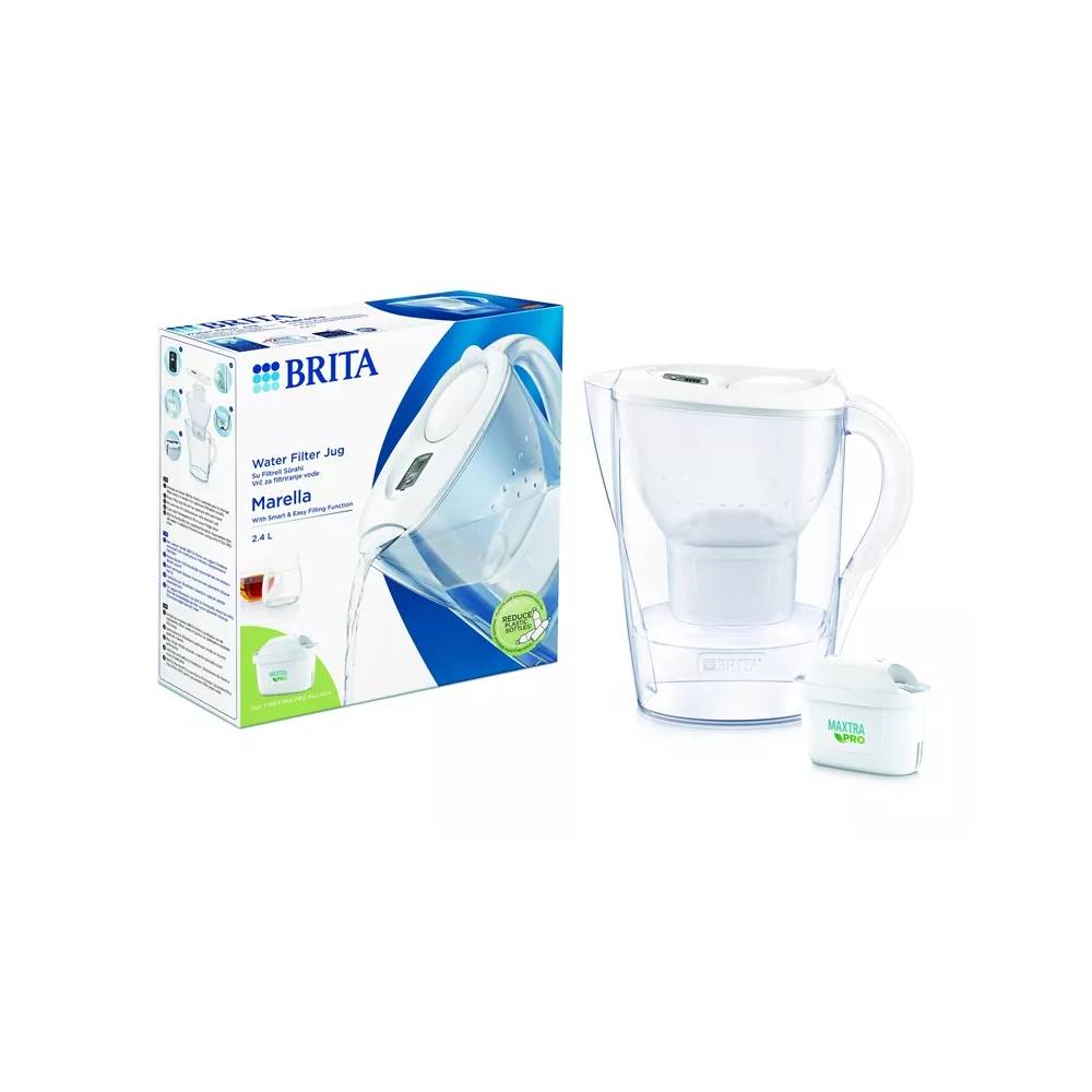 Vandens filtravimo indas Brita MARELLA, 2.4 l, balta