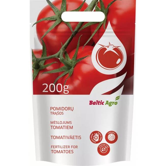 Trąšos pomidorams Baltic Agro, 0.2 kg