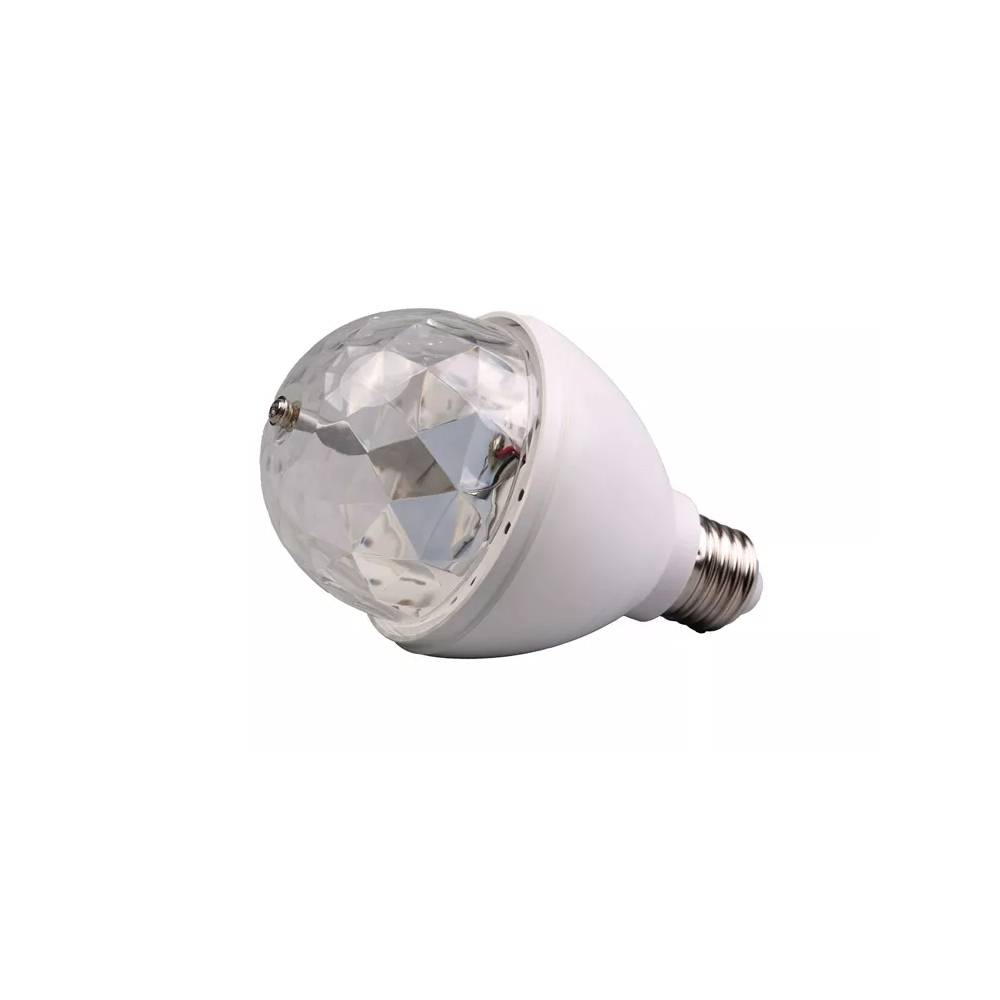 LEMPUTĖ DISCO LED E27 3W RGB IP20