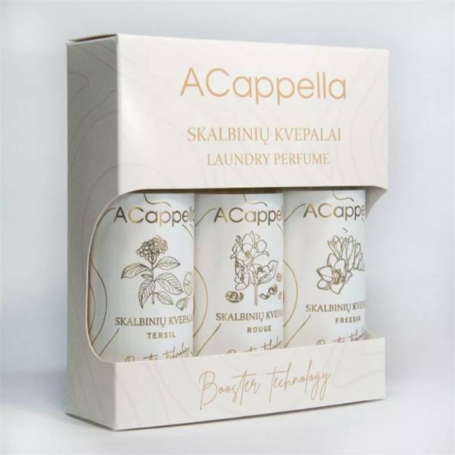 RINKINYS SKALBI KVEPALŲ ACAPPELLA3X100ML