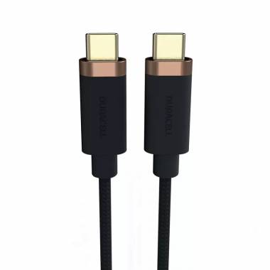 Laidas Duracell USB7034A, USB Type-C, 2 m, pilka