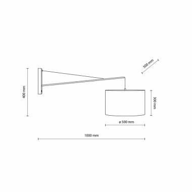 Šviestuvas sieninis TK Lighting Glorii 6639, 15 W, E27