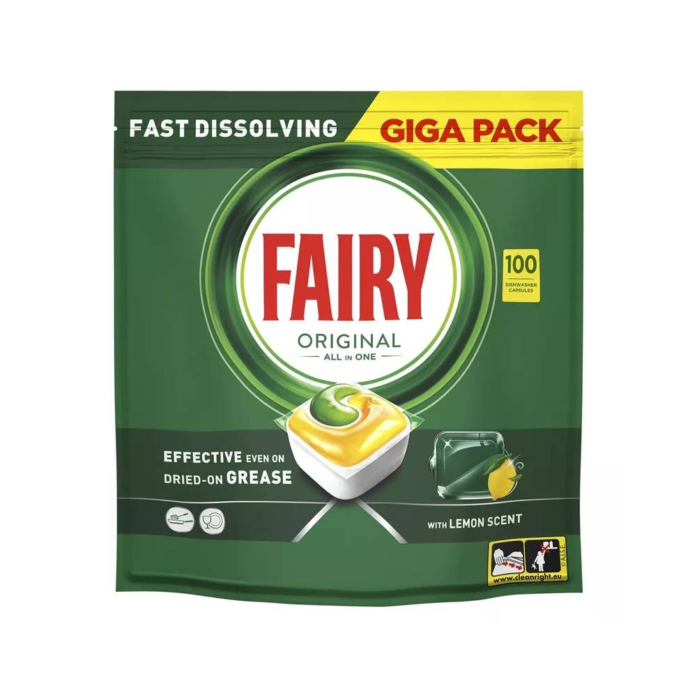 KAPSULĖS IND FAIRY ALLINONE LEMON 100VNT