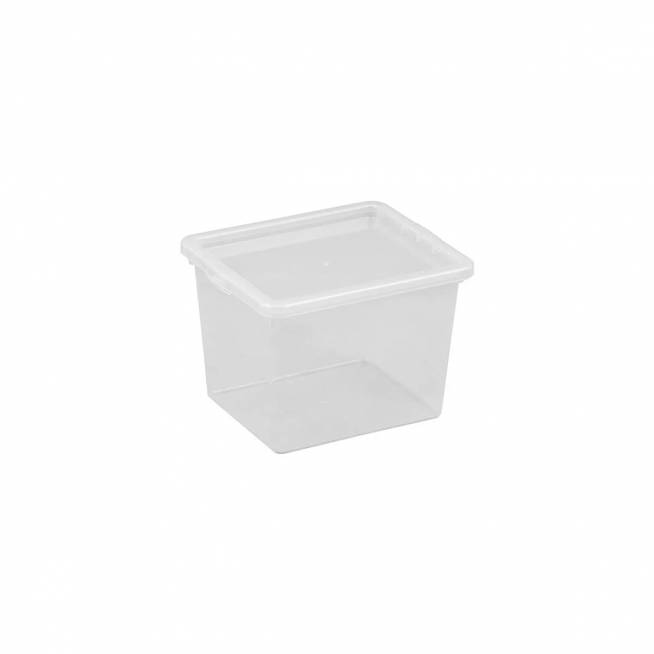 Daiktadėžė, įrankiams/daiktų saugojimo/dėl žaislų Okko Basic Box 2293, 3.5 l, skaidri, 17 x 20.5 x 14.5 cm