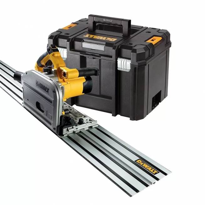 Elektrinis diskinis pjūklas Dewalt DWS520KTR-QS, 1300 W, 165 mm, su liniuote