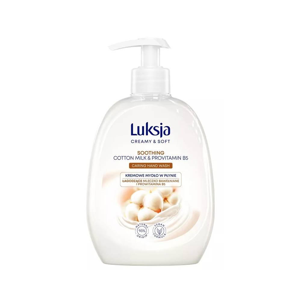 Skystas muilas Luksja cotton and provitamin B5, 500 ml