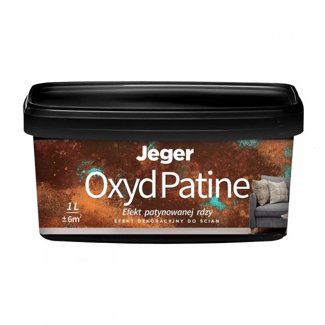 Dekoratyvinis tinkas Jeger OXYD PATINE, rusva, 1 l