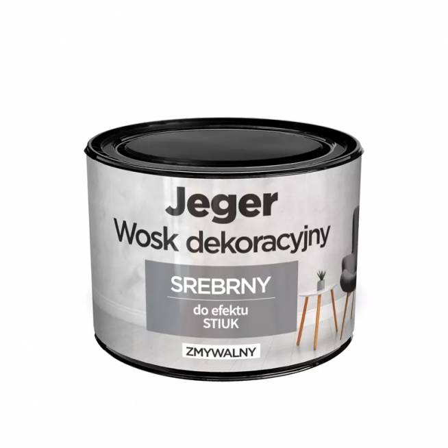 Spec. paskirties dažai Jeger WAX SILVER, sidabro, sidabro, 0.3 l