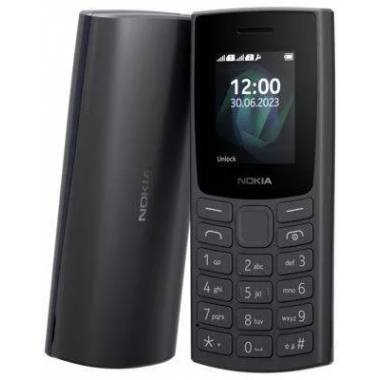 Mygtukinis telefonas Nokia 105 (2023), 4 MB, juodas