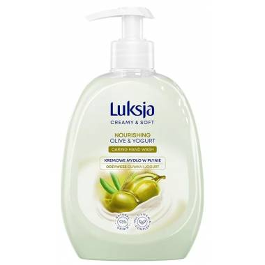 Skystas muilas Luksja OLIVE AND YOGURT, 500 ml