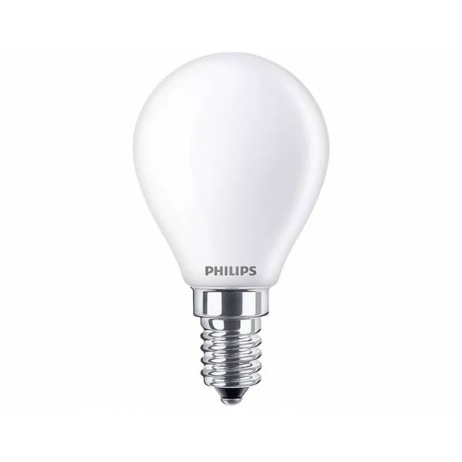 Lemputė Philips LED, B35, šiltai balta, E14, 3.4 W, 470 lm