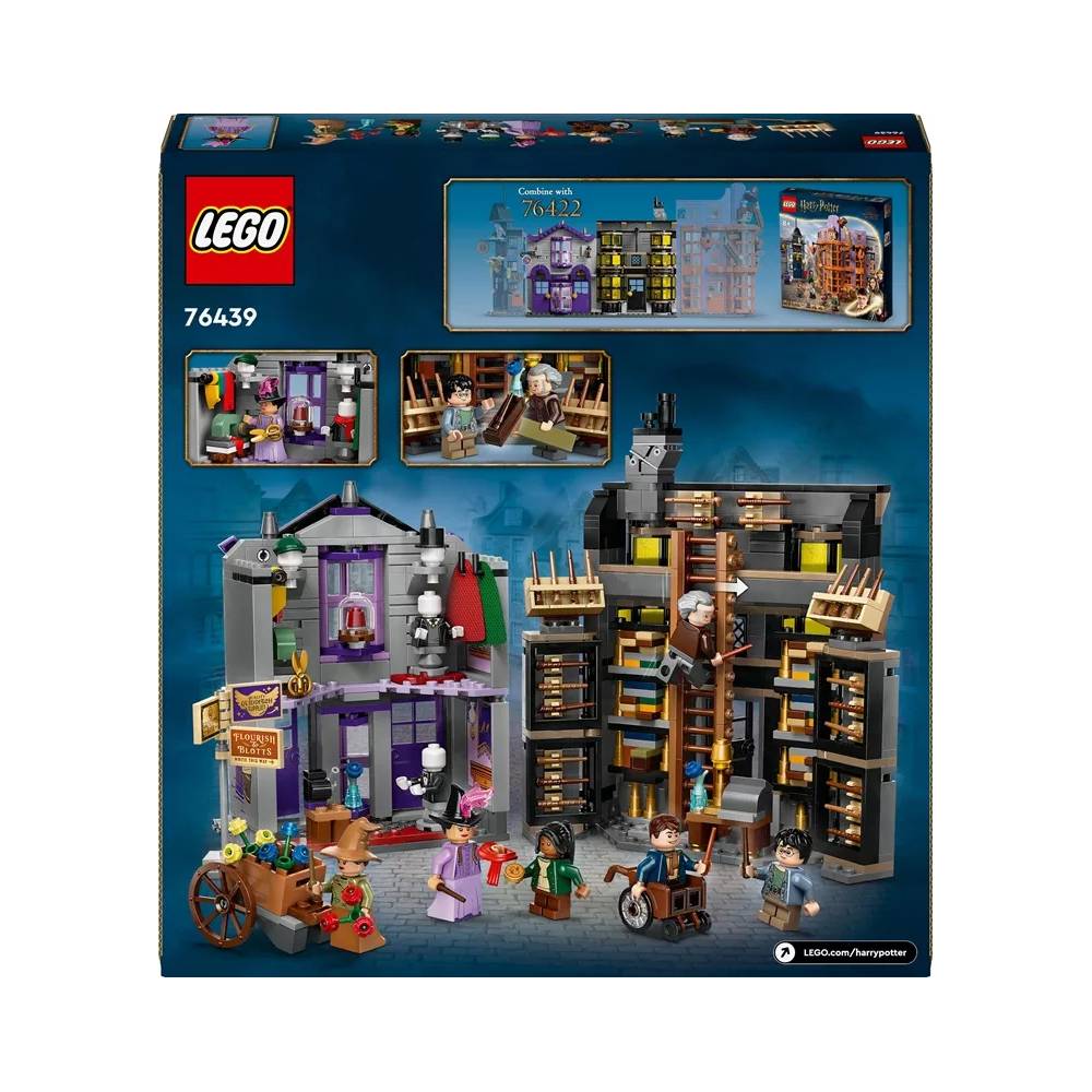 Konstruktorius LEGO Harry Potter Olivanderio ir Madam Malkin parduotuvės 76439