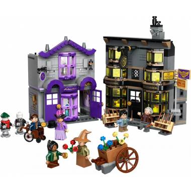 Konstruktorius LEGO Harry Potter Olivanderio ir Madam Malkin parduotuvės 76439