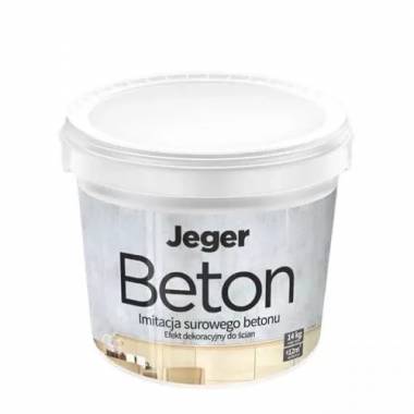 Dekoratyvinis tinkas Jeger Beton COMO, pilka, como, 7 kg