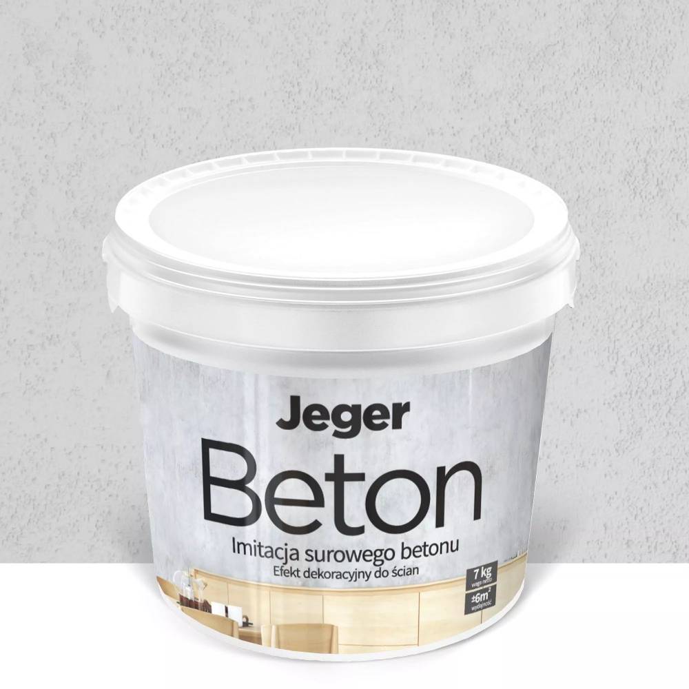 Dekoratyvinis tinkas Jeger Beton COMO, pilka, como, 7 kg