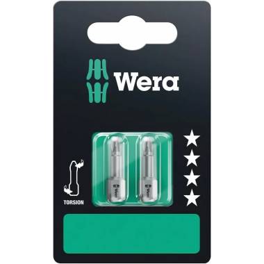 Atsuktuvo antgaliai Wera Torsion 2 vnt PH1 x 25mm