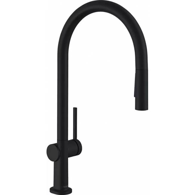 Virtuvinis maišytuvas Hansgrohe Talis M54 72800670, juodas