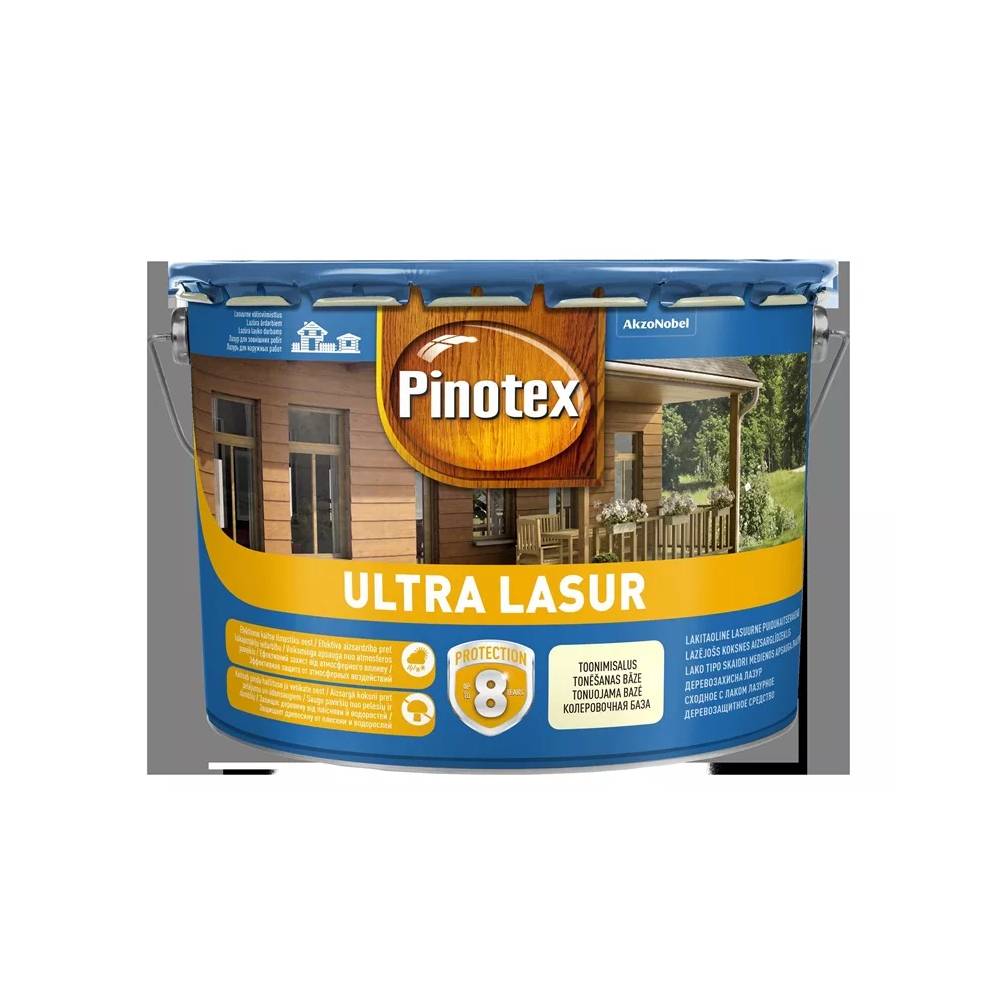 Impregnantas Pinotex Ultra Lasur, tikmedis, 10 l