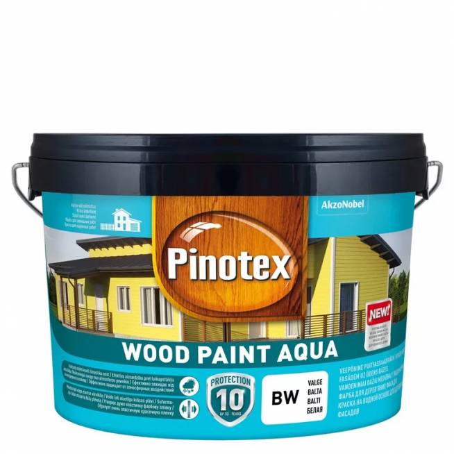 Dažai Pinotex Wood Paint Aqua, tamsiai ruda, 2.5 l