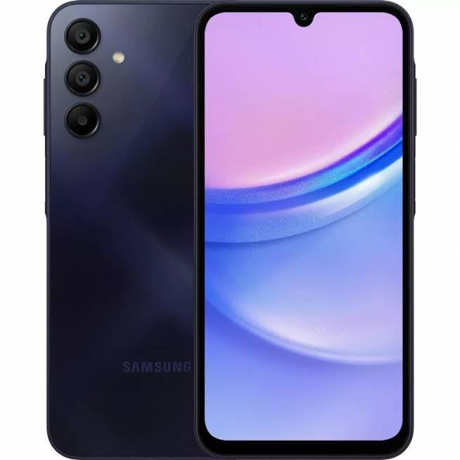 Mobilusis telefonas Samsung Galaxy A15, 128 GB, juodas