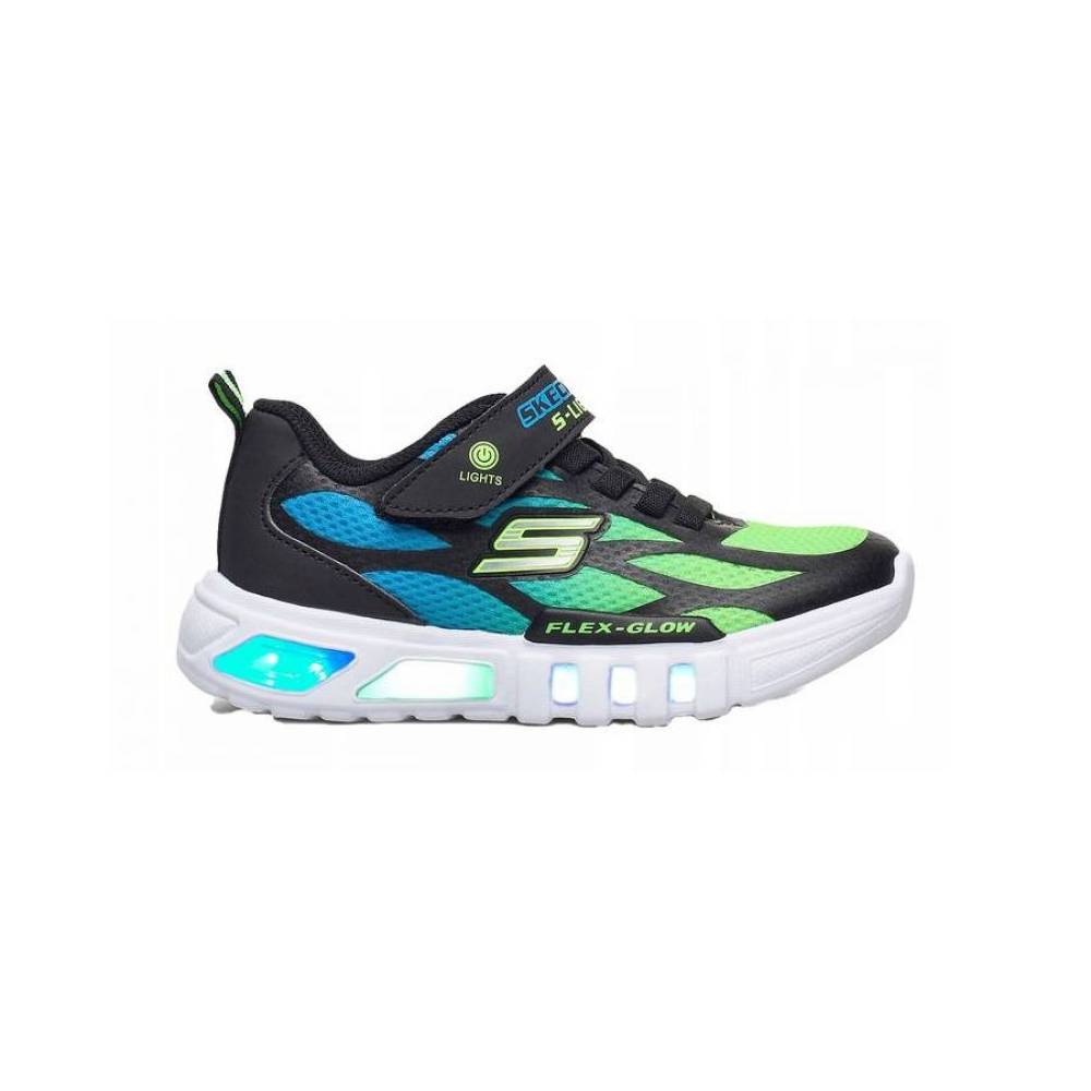 Skechers S Lights batai: Flex-Glow-Dezlo JR 400016L-BBLM