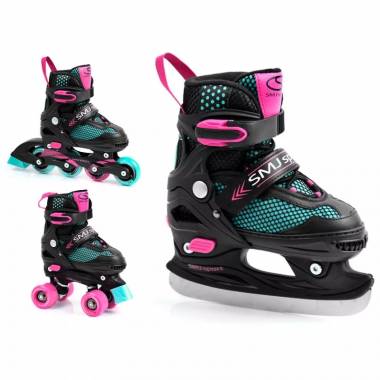 Inline riedučiai SMJ sport 3in1 Jr BS-616TP