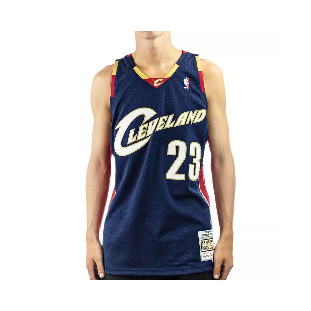 Mitchell &Ness Cleveland Cavaliers NBA Swingman marškinėliai Lebron James M SMJYGS18156-CCANAVY08LJA