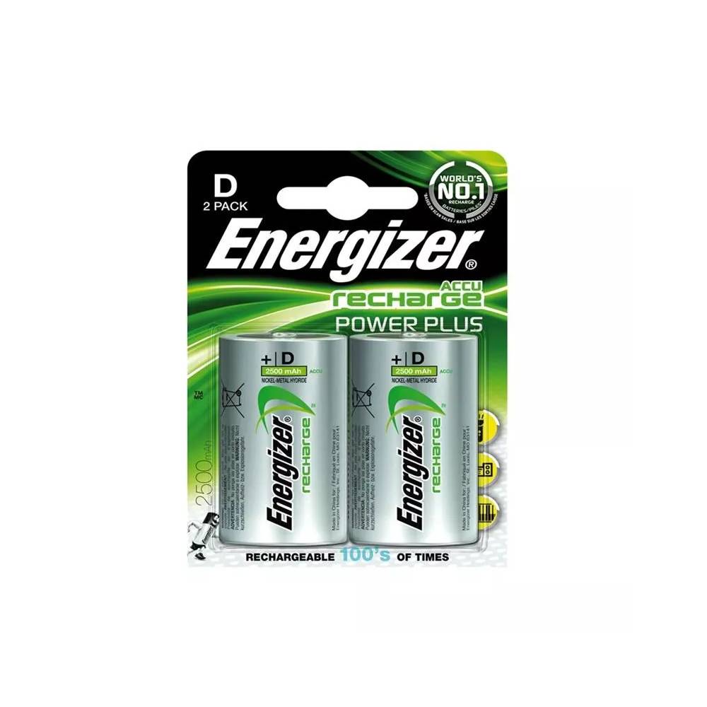 Įkraunamas elementas Energizer HR20, D, 2500 mAh, 2 vnt.