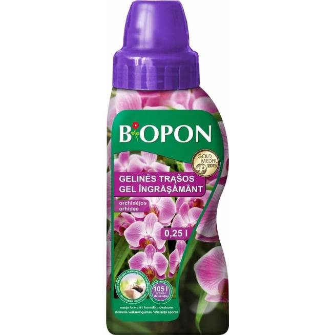 Trąšos orchidėjoms Biopon, skystos, 0.25 l