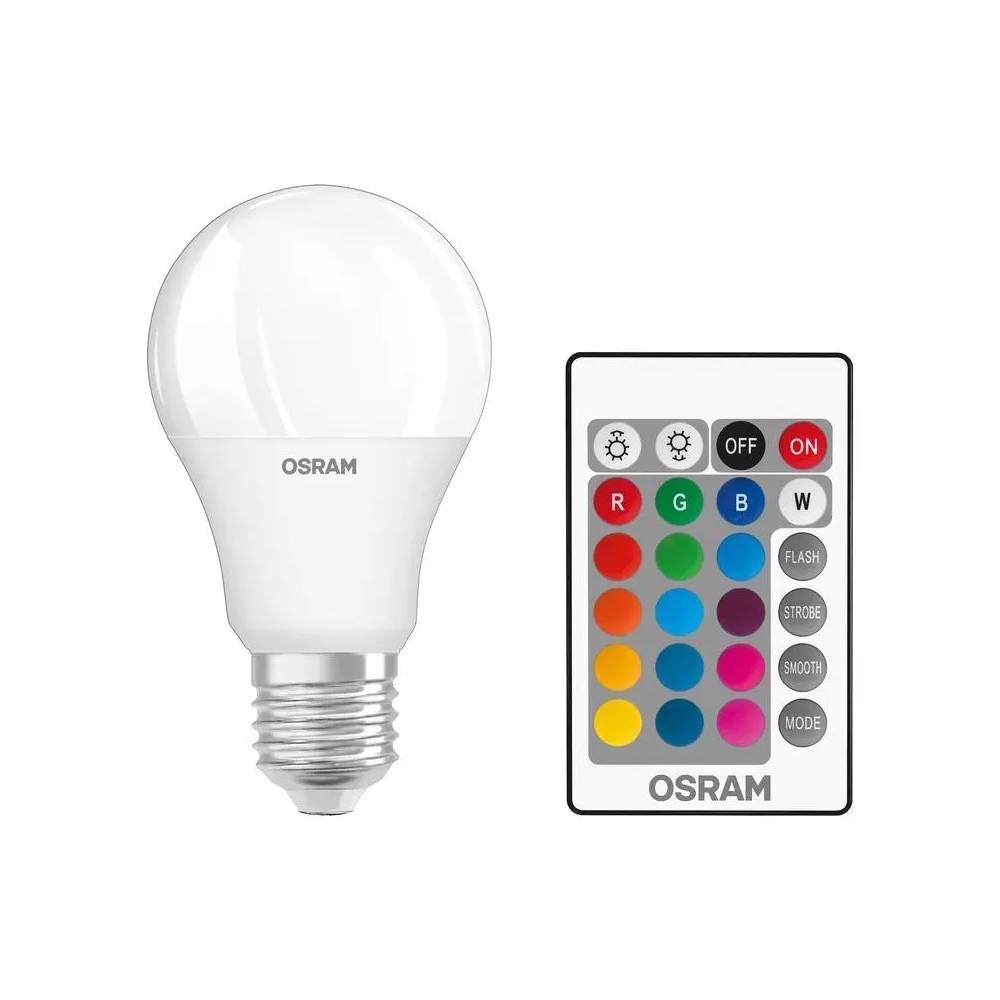 Lemputė Osram LED, A60, šiltai balta, E27, 9 W, 806 lm, 2 vnt.