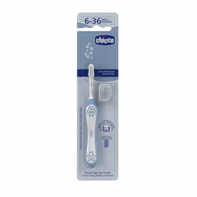 CHICCO 00012081110000 Indigo dantų šepetėlis 6-36 m