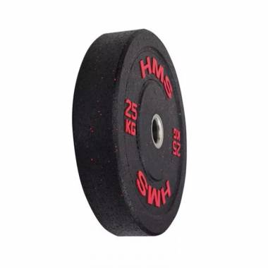 Olimpinė plokštelė HMS RED BUMPER 25 kg HTBR25