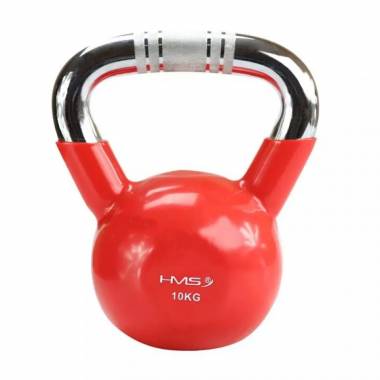 Kettlebell ketaus kumštelinė chromuota rankena HMS KTC06 RED