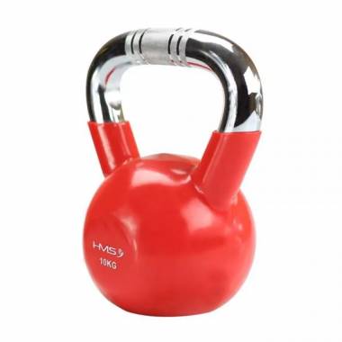 Kettlebell ketaus ketaus rankena su rakteliais HMS KTC10 RED