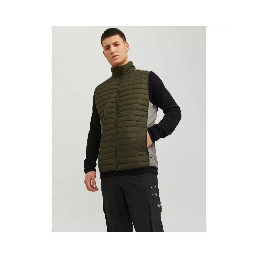 Jack & Jones Jjemulti Megztinis su apykakle ir rankovėmis M 12200684ROSIN