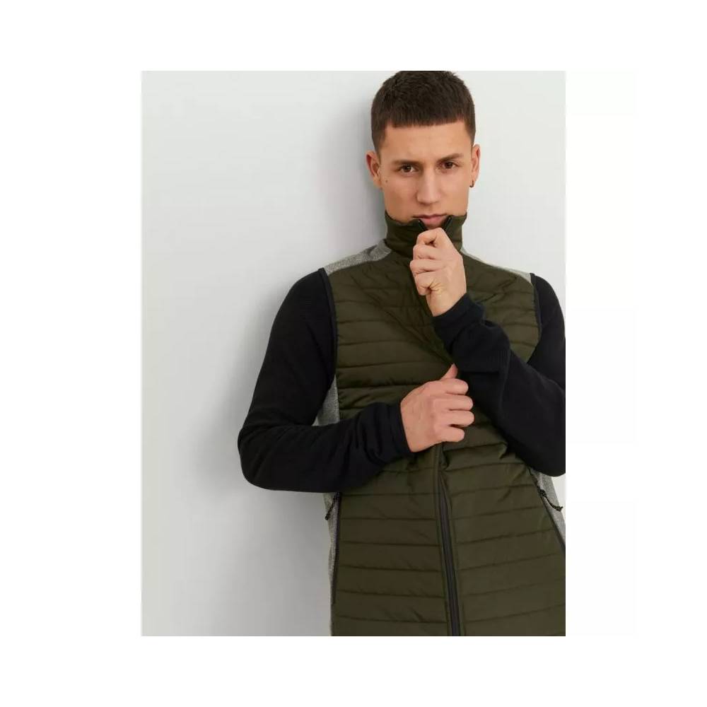 Jack & Jones Jjemulti Megztinis su apykakle ir rankovėmis M 12200684ROSIN