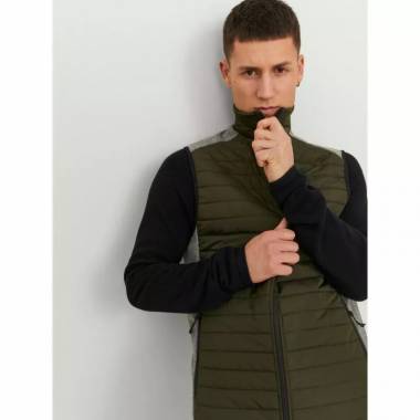 Jack & Jones Jjemulti Megztinis su apykakle ir rankovėmis M 12200684ROSIN