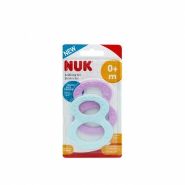 NUK 256455 Kramtukas 8 SOFT 2 vnt. 0+