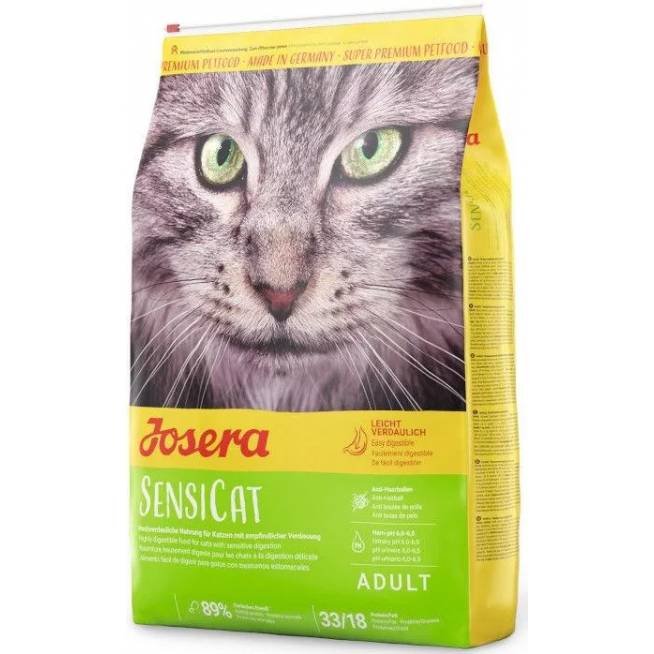 Sausas kačių maistas Josera Sensicat Adult Sensitive, paukštiena, 10 kg