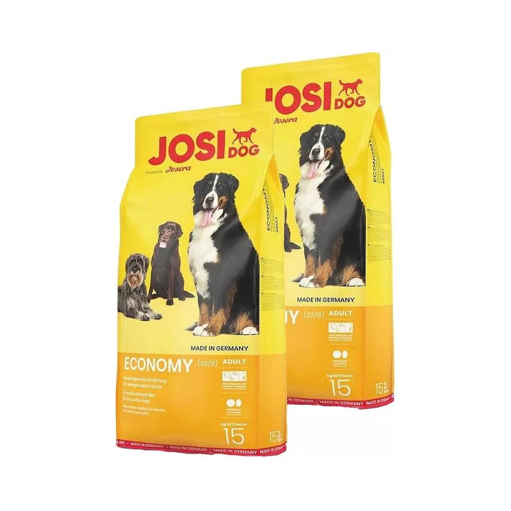 Sausas šunų maistas Josera JosiDog Economy, grūdai, 15 kg