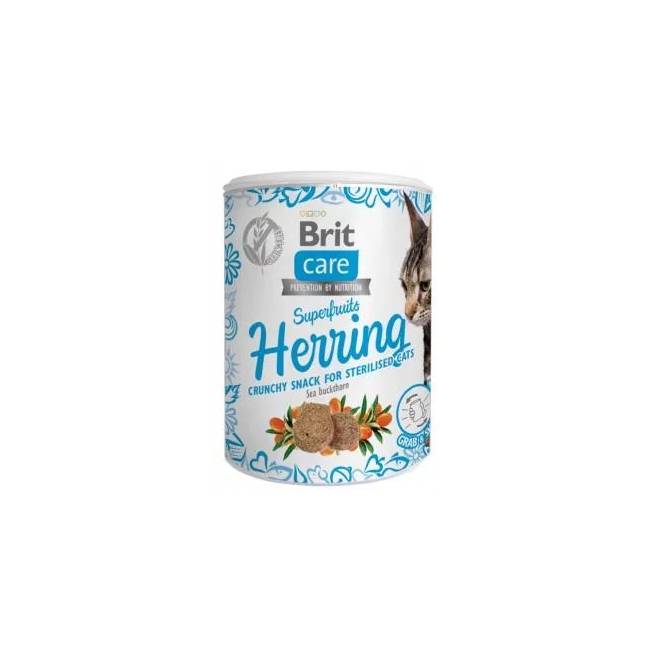 Skanėstas katėms Brit Care Superfruits Adult, žuvis, 0.1 kg