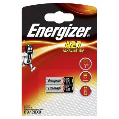 Elementai Energizer EN27B2, A27/L828, 12 V, 2 vnt.