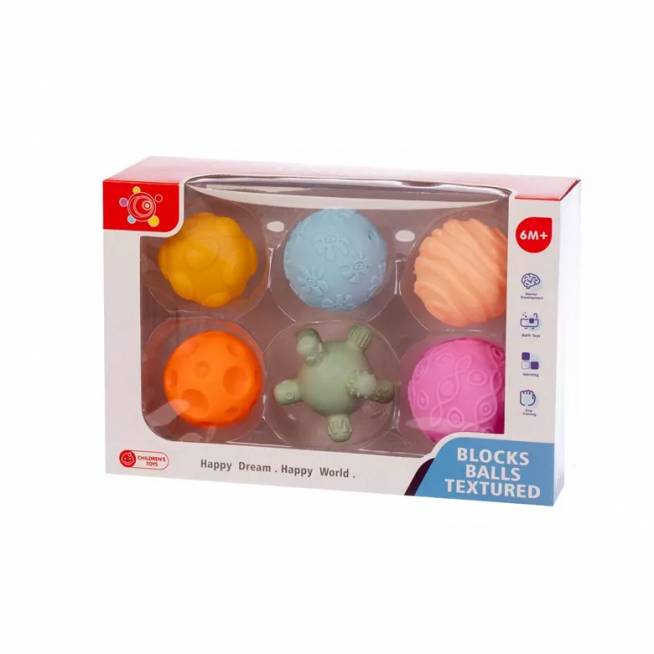 Žaislas Blocks Balls Textured MX0401010