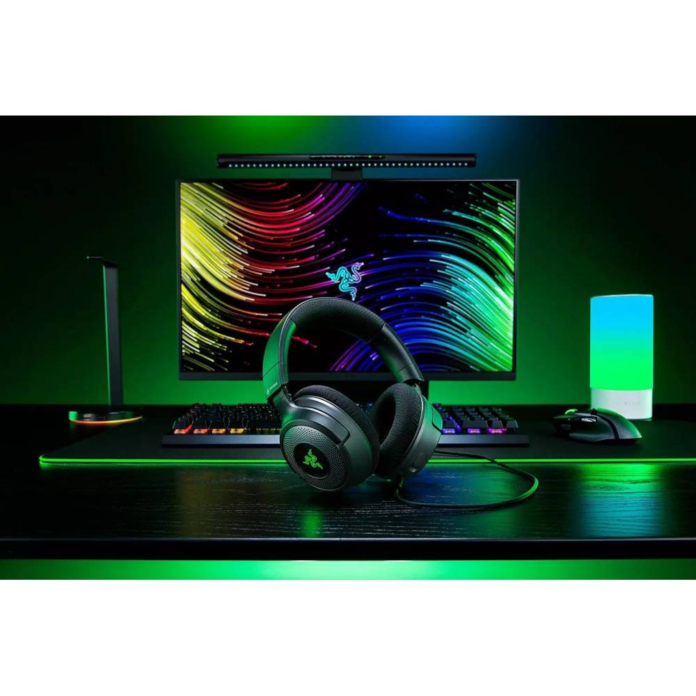 Laidinės žaidimų ausinės Razer Kraken V4 X, juodos