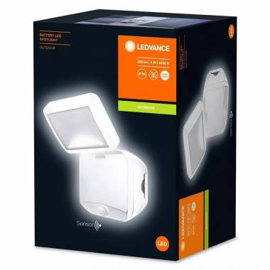 Prožektorius Osram, 4 W, 260 lm, 4000 °K, IP54, baltas