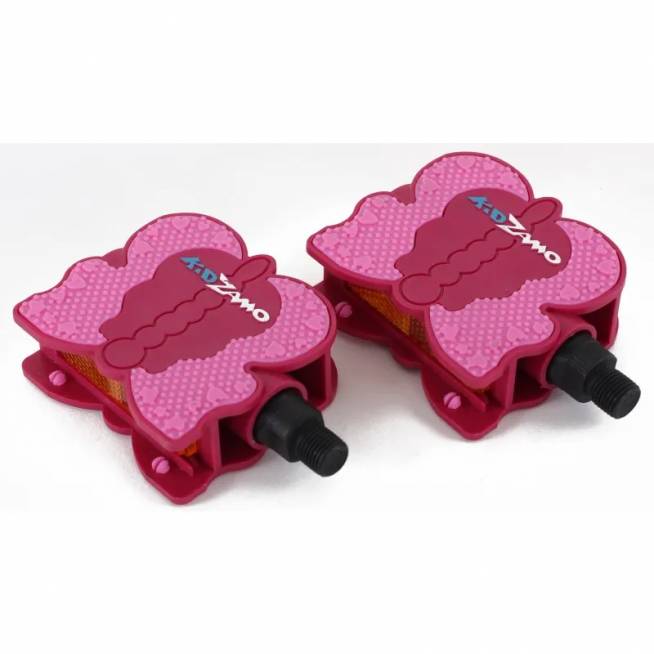 Pedalai vaikiški Kidzamo Butterfly 1/2" (rožiniai)