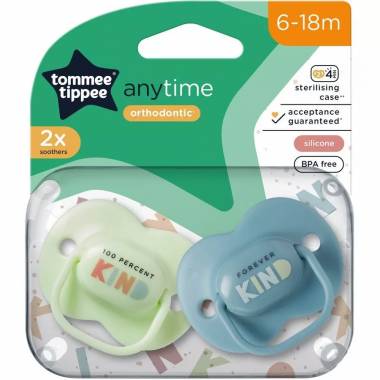 TOMMEE TIPPEE TTP433544 ANY TIME čiulptukas 6-18m 2pak