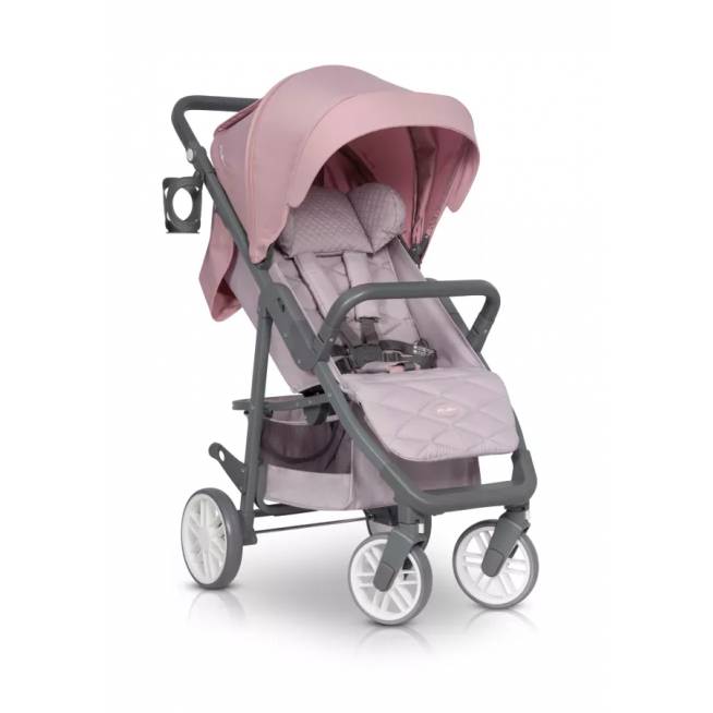 EURO-CART Pram FLEX Powder Pink